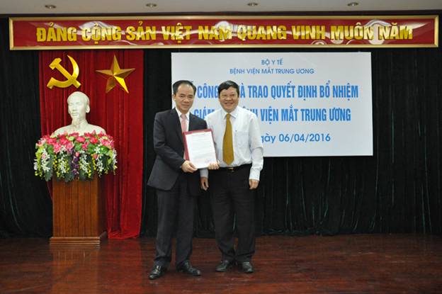 TS.BS. Nguyễn Xuân Hiệp được bổ nhiệm Giám đốc Bệnh viện Mắt Trung ương