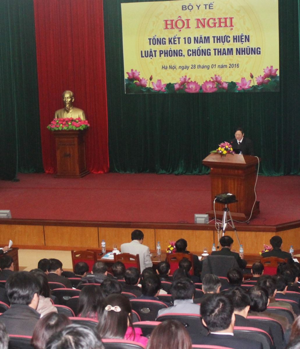 Hội nghị tổng kết 10 năm thực hiện Luật phòng, chống tham nhũng