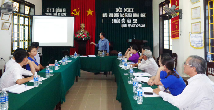 T4G Quảng Trị: Hội nghị Giao ban hoạt động truyền thông-giáo dục sức khỏe 6 tháng đầu năm 2016 và tập huấn nâng cao kỹ năng truyền thông