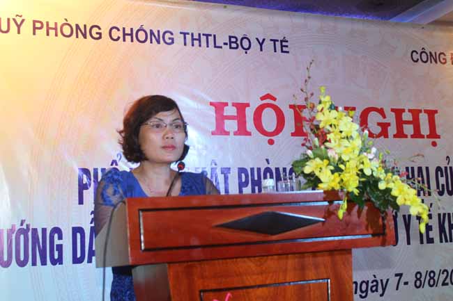 Hội nghị phổ biến Luật Phòng, chống tác hại thuốc lá và Xây dựng cam kết môi trường cơ sở y tế không khói thuốc lá