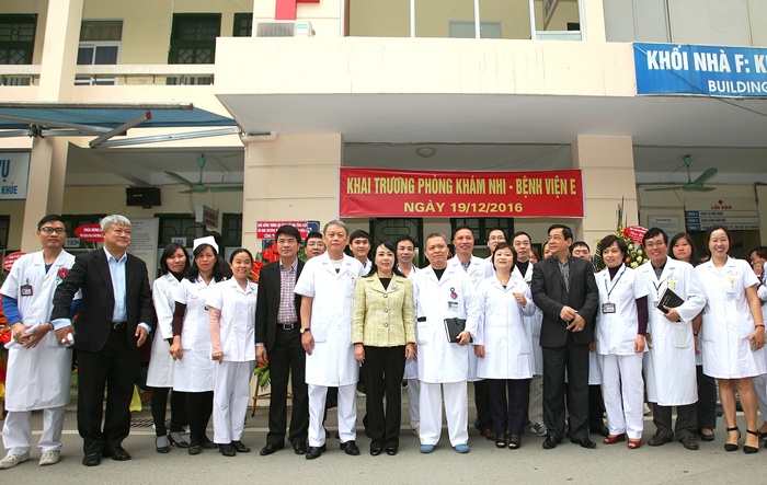 Bệnh viện E thành lập một số khoa, phòng mới