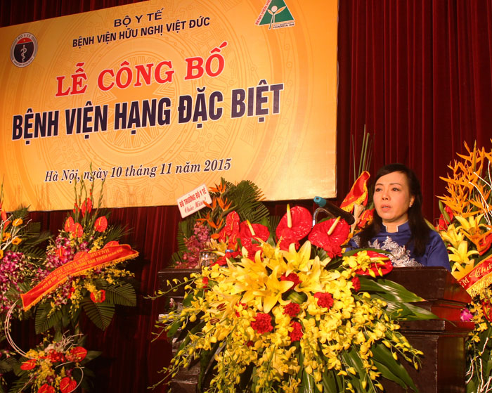 Bệnh viện Hữu nghị Việt Đức được công nhận là Bệnh viện hạng đặc biệt