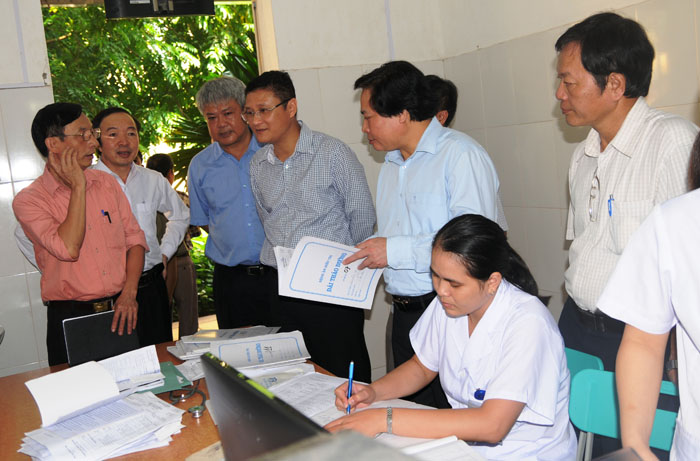 Đoàn công tác Bộ Y tế kiểm tra công tác tiêm chủng và hoạt động phòng, chống bệnh không lây nhiễm trên địa bàn tỉnh Bắc Giang
