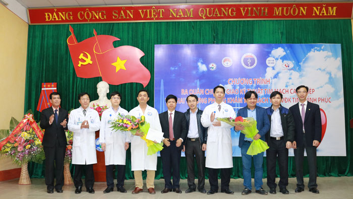 Khai trương phòng khám tim mạch tại Bệnh viện Đa khoa tỉnh Vĩnh Phúc