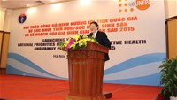 Hội thảo Công bố định hướng ưu tiên quốc gia về sức khỏe tình dục, sức khỏe sinh sản và kế hoạch hóa gia đình giai đoạn sau 2015
