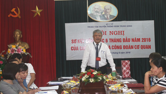 Trung tâm Truyền thông Giáo dục sức khỏe Trung ương tổ chức Hội nghị sơ kết 06 tháng đầu năm, phương hướng 06 tháng cuối năm 2016