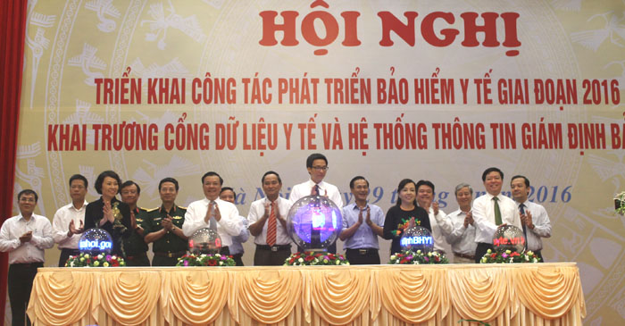 Hội nghị Triển khai công tác phát triển bảo hiểm y tế giai đoạn 2016 - 2020 và khai trương Cổng dữ liệu y tế và Hệ thống thông tin giám định bảo hiểm y tế