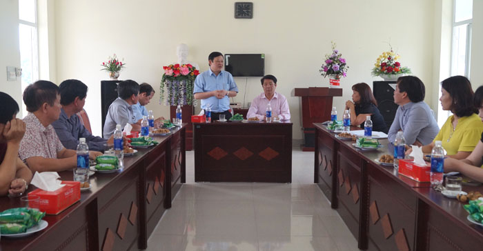 Thứ trưởng Bộ Y tế Nguyễn Viết Tiến thăm và làm việc tại Bắc Kạn