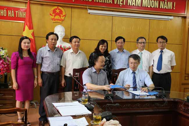 Bệnh viện đa khoa Thành phố Hà Tĩnh ký biên bản hợp tác với Bệnh viện Y dược Trung Quốc - Đài Loan