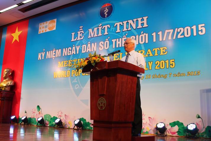 Mít tinh kỷ niệm Ngày dân số Thế giới 11.7