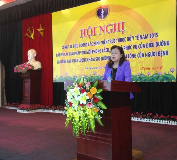 Hội nghị công tác điều dưỡng các bệnh viện trực thuộc Bộ Y tế năm 2015
