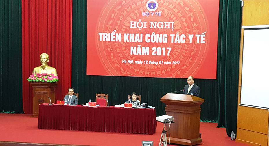 Hội nghị trực tuyến triển khai công tác y tế năm 2017