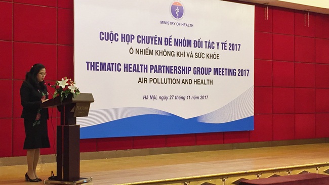 Họp chuyên đề nhóm đối tác y tế 2017