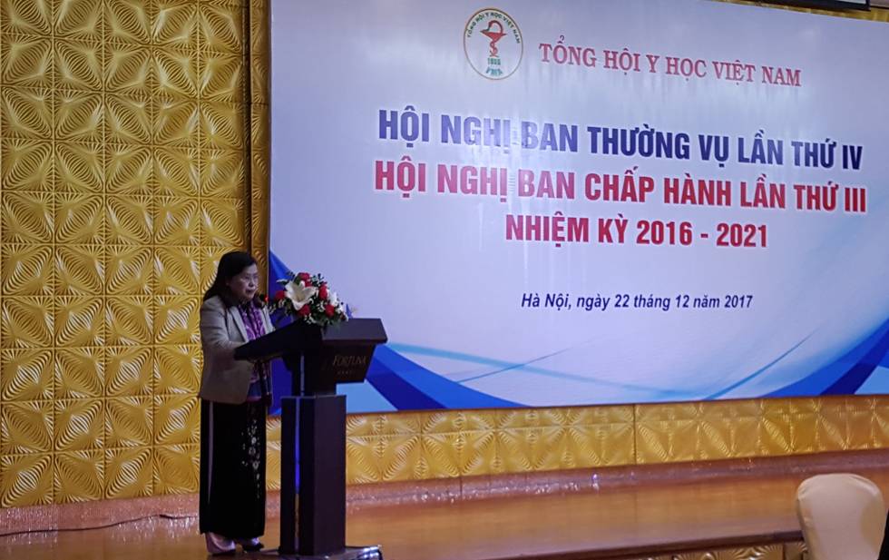 Tổng hội Y học Việt Nam tổ chức Hội nghị Ban thường vụ lần thứ IV - Hội nghị Ban chấp hành lần thứ III nhiệm kỳ 2016 – 2021