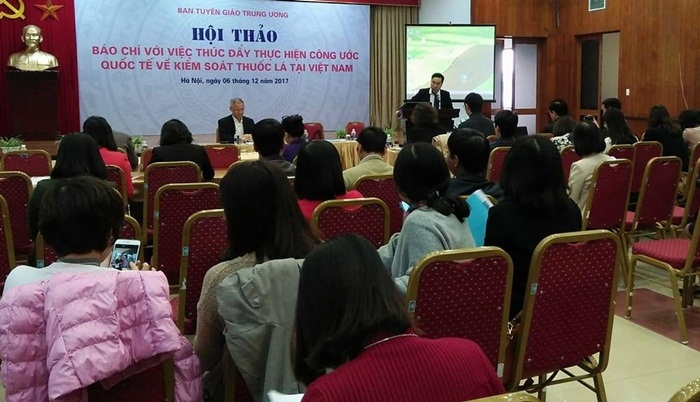 Báo chí với việc thúc đẩy thực hiện Công ước quốc tế về kiểm soát thuốc lá  tại Việt Nam
