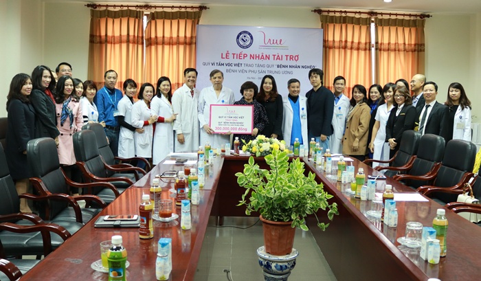 Quỹ “Vì tầm vóc Việt” tiếp tục đồng hành với bệnh nhân nghèo tại Bệnh viện Phụ sản Trung ương 
