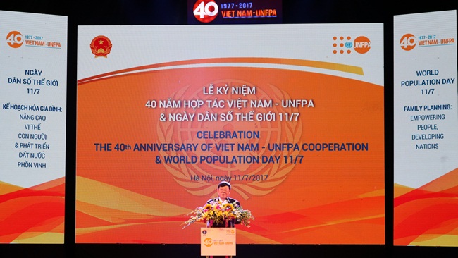 Kỷ niệm 40 năm hợp tác Việt Nam – UNFPA và Ngày Dân số thế giới 11/7