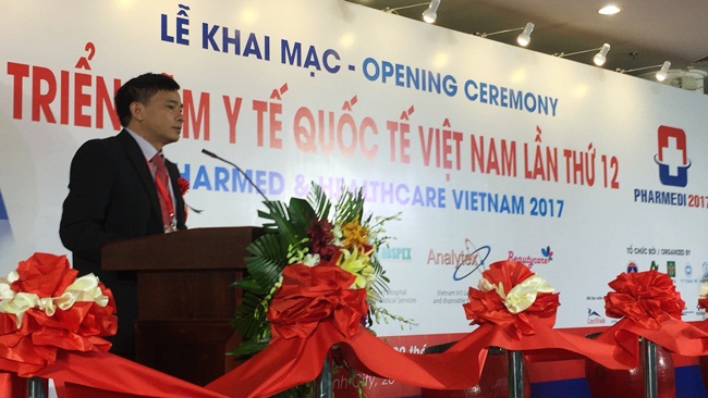 Khai mạc Hội chợ triển lãm y tế quốc tế Việt Nam lần thứ 12