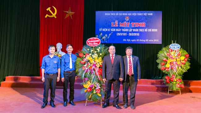 Học viện Y Dược học cổ truyền Việt Nam tổ chức lễ kỉ niệm 87 năm ngày thành lập Đoàn TNCS HCM