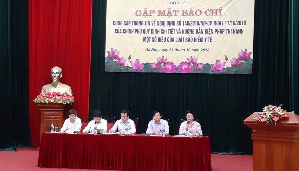 Gặp mặt báo chí cung cấp thông tin về Luật Bảo hiểm Y tế