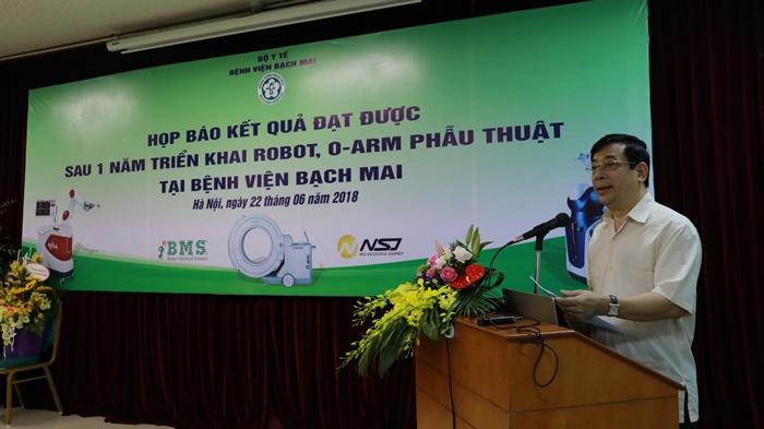  Kết quả đạt được sau 1 năm triển khai Robot phẫu thuật tại Bệnh viện Bạch Mai