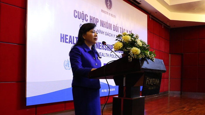 Bộ trưởng Bộ Y tế chủ trì Cuộc họp nhóm đối tác Y tế Quý I năm 2019