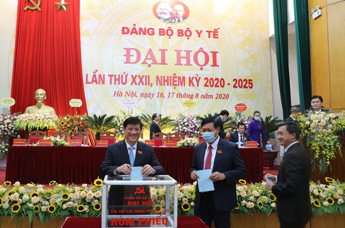 Đại hội đại biểu Đảng bộ Bộ Y tế lần thứ XXII, nhiệm kỳ 2020-2025