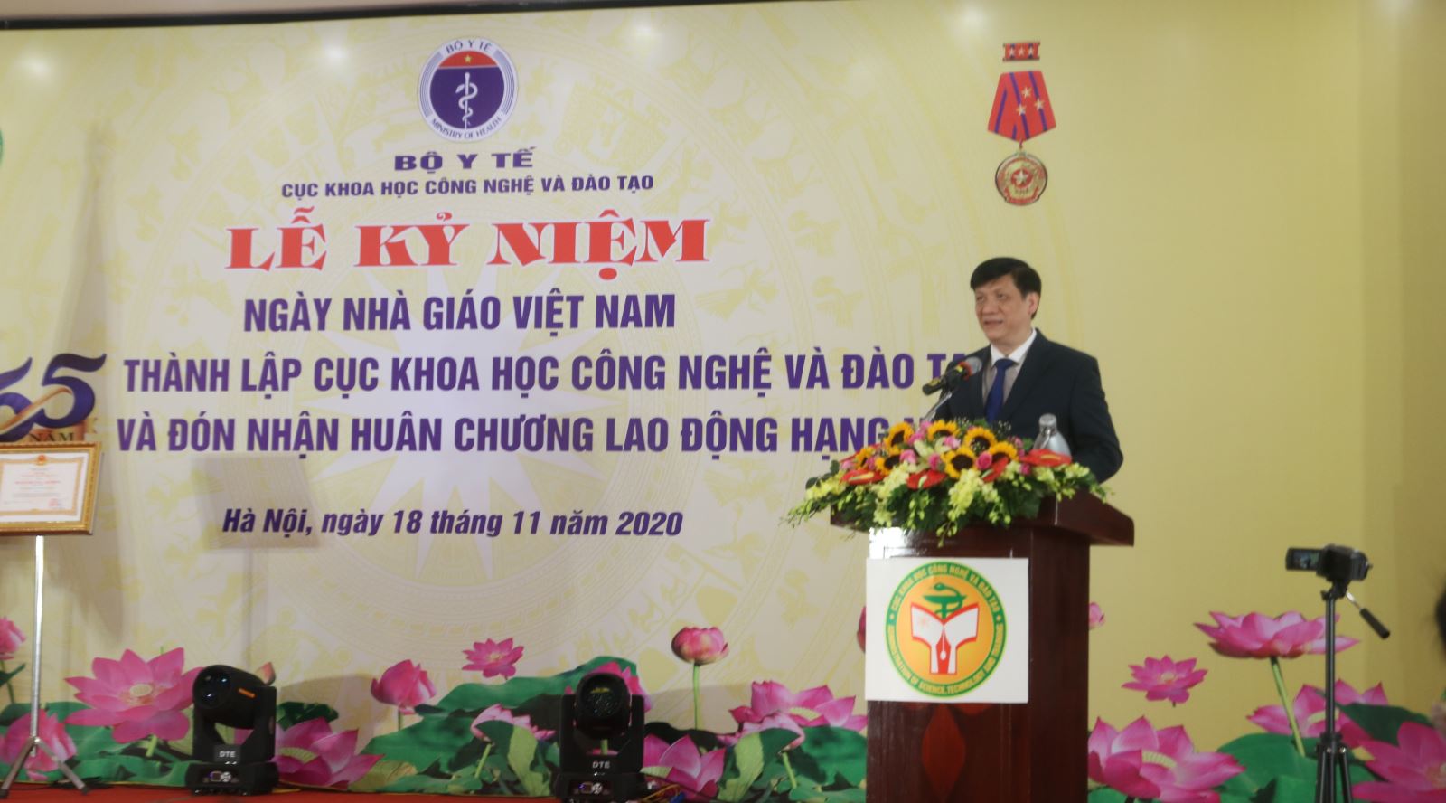 Cục Khoa học công nghệ và Đào tạo, Bộ Y tế kỷ niệm Ngày nhà giáo Việt Nam và 65 năm thành lập 