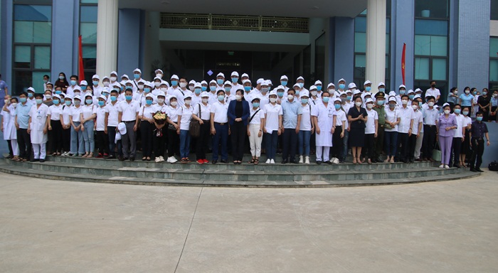 Bệnh viện Trung ương Thái Nguyên chi viện 79 cán bộ y tế vào Thành phố Hồ Chí Minh phòng, chống COVID - 19