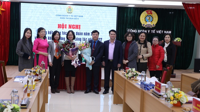 Khối thi đua số 8 (Công đoàn Y tế Việt Nam) tổng kết hoạt động năm 2021