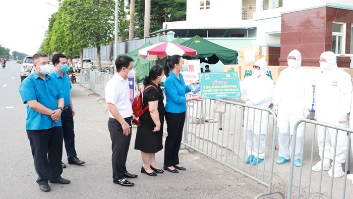 Tổng Liên đoàn Lao động Việt Nam, Công đoàn Y tế Việt Nam thăm hỏi đoàn viên, người lao động Bệnh viện K
