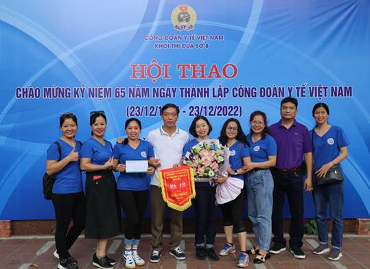 Trao giải Chung kết Hội thao Khối thi đua số 8 Công đoàn Y tế Việt Nam