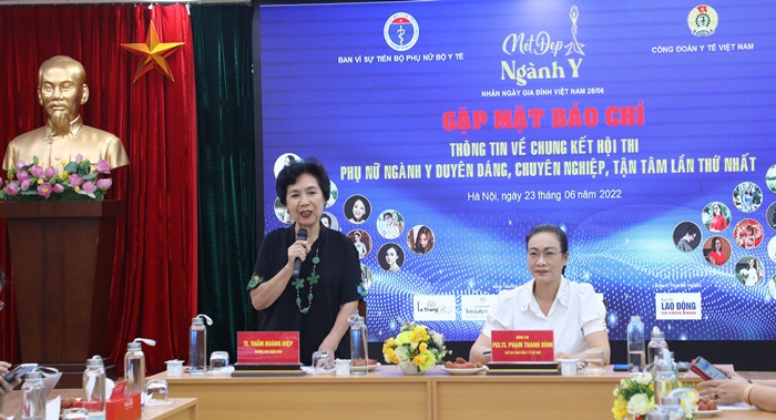 30 thí sinh xuất sắc nhất dự thi chung kết Hội thi “Phụ nữ ngành Y duyên dáng, chuyên nghiệp, tận tâm” lần thứ nhất