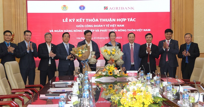 Ký kết thoả thuận phúc lợi dành cho cán bộ Y tế giữa Công đoàn Y tế Việt Nam và Ngân hàng Nông nghiệp và Phát triển Nông thôn Việt Nam