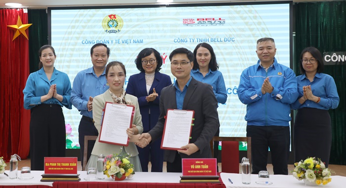 Công đoàn Y tế Việt Nam ký kết Chương trình phúc lợi cho đoàn viên công đoàn và người lao động ngành Y tế năm 2024