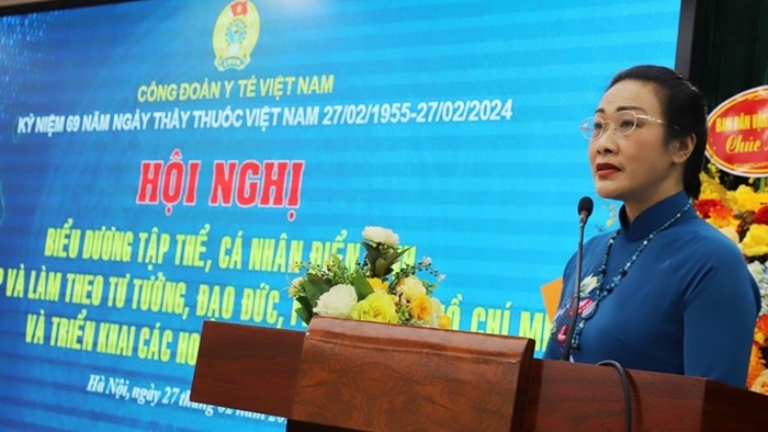 Công đoàn Y tế Việt Nam biểu dương 12 tập thể, 37 cán bộ y tế tiêu biểu 