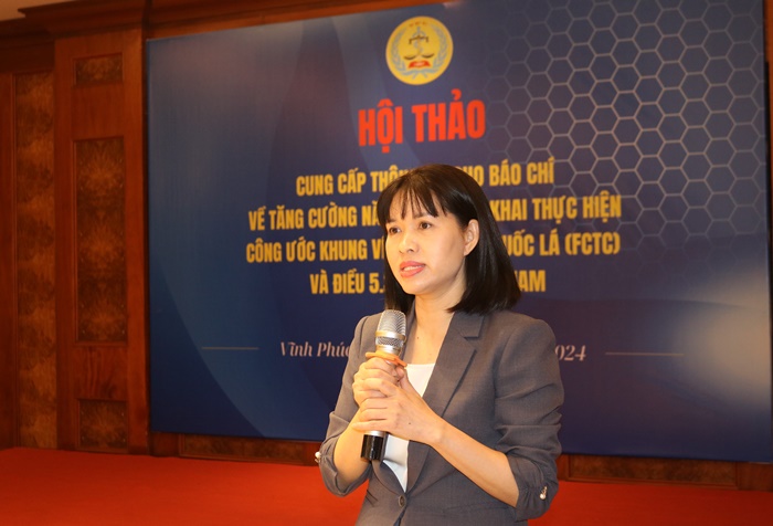 Tăng cường năng lực triển khai thực hiện Công ước khung về kiểm soát thuốc lá (FCTC) và điều 5.3 FCTC tại Việt Nam