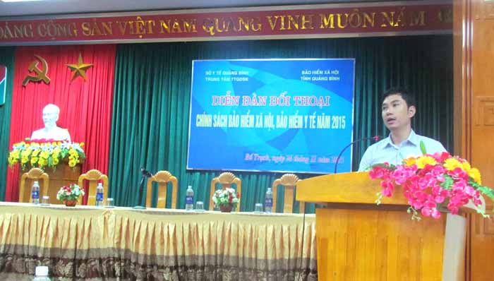 Quảng Bình: Tổ chức diễn đàn tư vấn, đối thoại chính sách BHXH, BHYT năm 2015 tại hai huyện Quảng Trạch và Bố Trạch