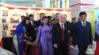 Tổng Bí thư Nguyễn Phú Trọng thăm Triển lãm thành tựu kinh tế - xã hội năm 2015