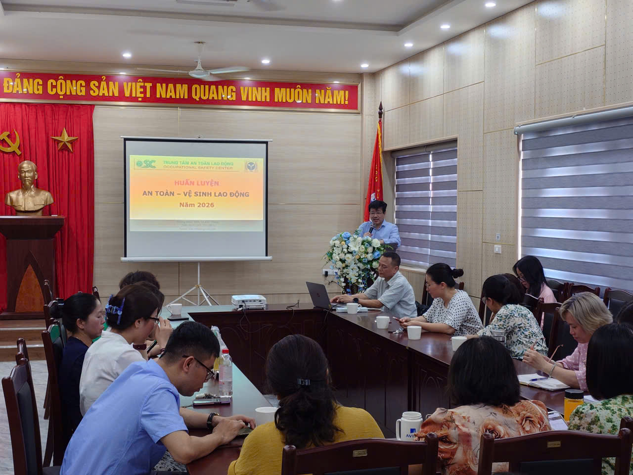 Tập huấn Hưởng ứng Tháng Công nhân và Tháng hành động về An toàn, vệ sinh lao động