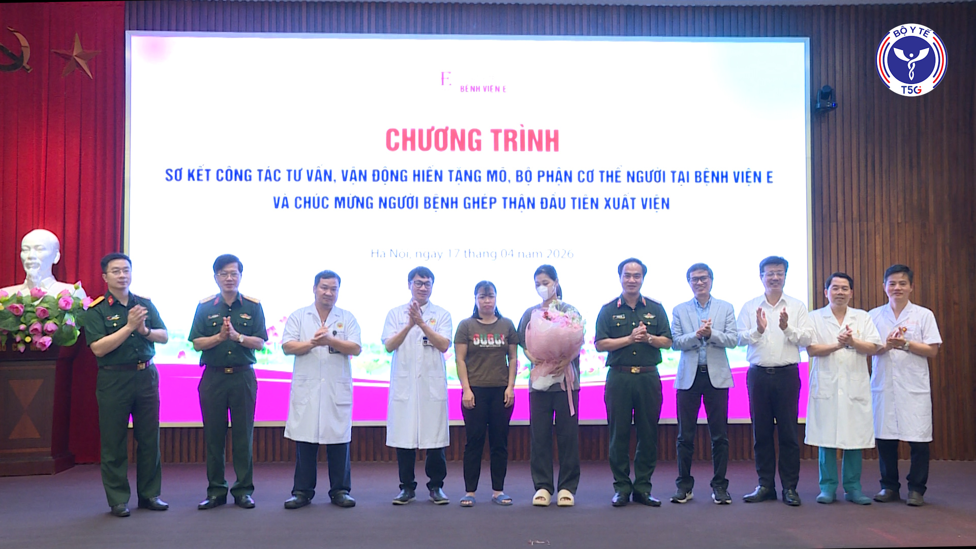 Bệnh viện E sơ kết công tác hiến tạng, chúc mừng ca ghép thận đầu tiên xuất viện