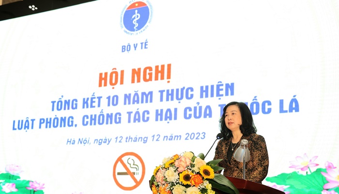 Bộ Y tế tổng kết 10 năm thực hiện Luật Phòng, chống tác hại của thuốc lá 