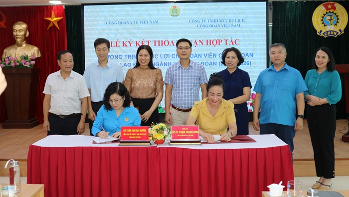 Công đoàn Y tế Việt Nam ký kết thoả thuận hợp tác chương trình phúc lợi giai đoạn 2023-2026