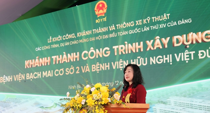 Lễ khánh thành công trình xây dựng Bệnh viện Bạch Mai cơ sở 2 và Bệnh viện Hữu nghị Việt Đức cơ sở 2